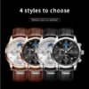 LIGE MEN LUXURY LEATHER QUARTZ CHRONOGRAPH MILITARY WRISTWATCH - Image 5