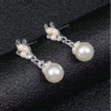 FAUX PEARL FLORAL DROP DECOR JEWELRY SET - Image 5