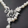 FAUX PEARL FLORAL DROP DECOR JEWELRY SET - Image 2
