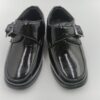 KIDS BOYS BLACK SHORT NOSE SHOES - Image 5