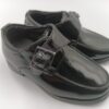 KIDS BOYS BLACK SHORT NOSE SHOES