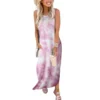 TIE-DYE BEACH LONG DRESS