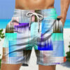 MEN'S DRAWSTRING STRIPE SWIM SHORT