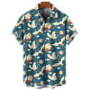 FASHION HAWAIIAN CRANE PRINTED SHIRT - Image 5