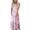 TIE-DYE BEACH LONG DRESS - Image 3
