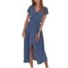 SUMMER FLORAL PRINT WOMEN LONG DRESSES - Image 2