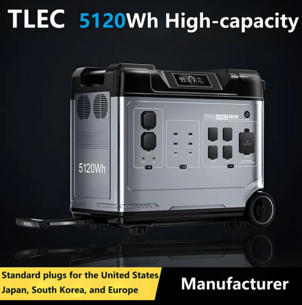 2025 New Luxury 5000Wh Portable Power Station 768Wh Power Generator - Image 5