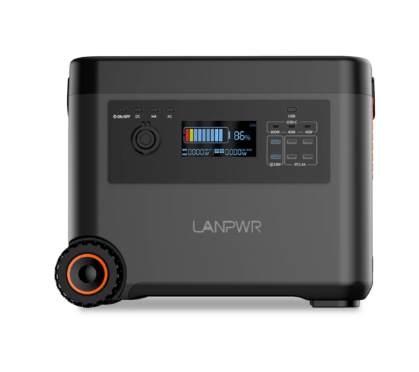 LANPWR 220v battery power station solar generators 2500W 2160Wh for camping RV