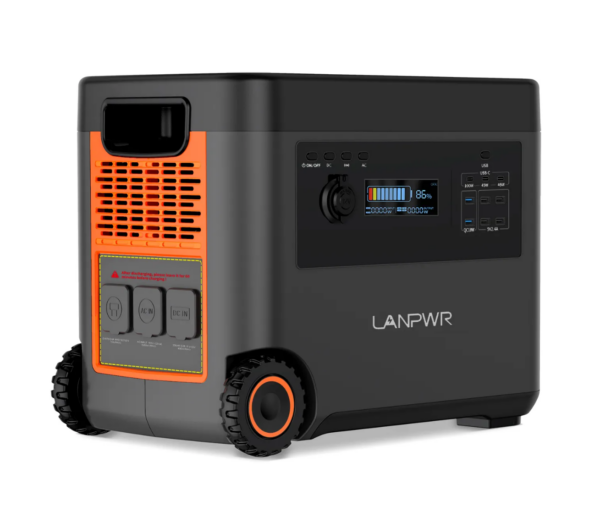 LANPWR 220v battery power station solar generators 2500W 2160Wh for camping RV - Image 6