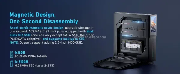 S1 RGB MINI PC M.2 SSD INTEL ALDER LAKE N95 N10 - Image 7
