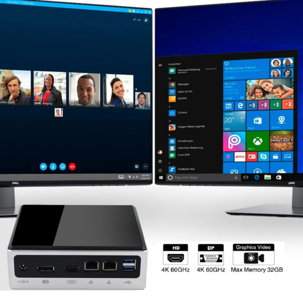 VENOEN 4K HTPC DUAL LAN MINI PC - Image 3