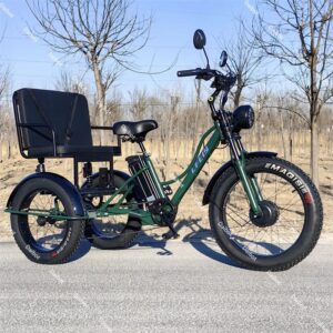 48V 18AH 7-SPEED TRANSMISSION POWERFUL 24 INCH ELECTRIC TRICYCLE