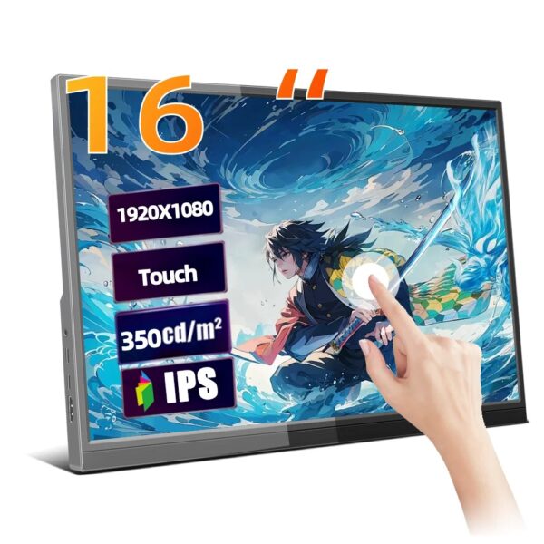 NOENNAME_NULL  PORTABLE TOUCHSCREEN FHD IPS PANEL SECONDARY DISPLAY COMPUTER MONITOR