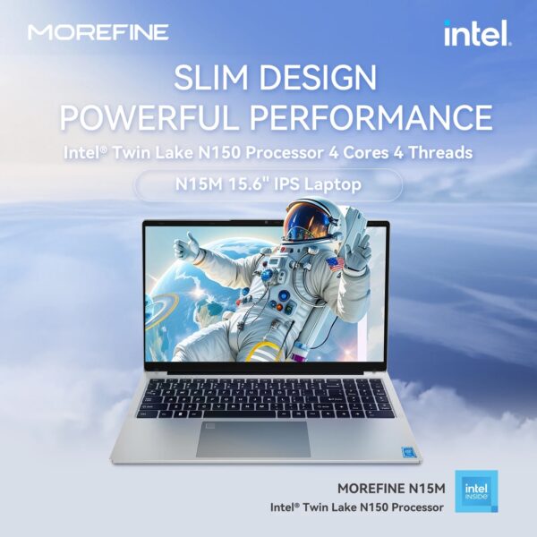 MOREFINE 15.6" IPS INTEL TWIN LAKE N150 PROCESSOR NOTEBOOK COMPUTER - Image 4