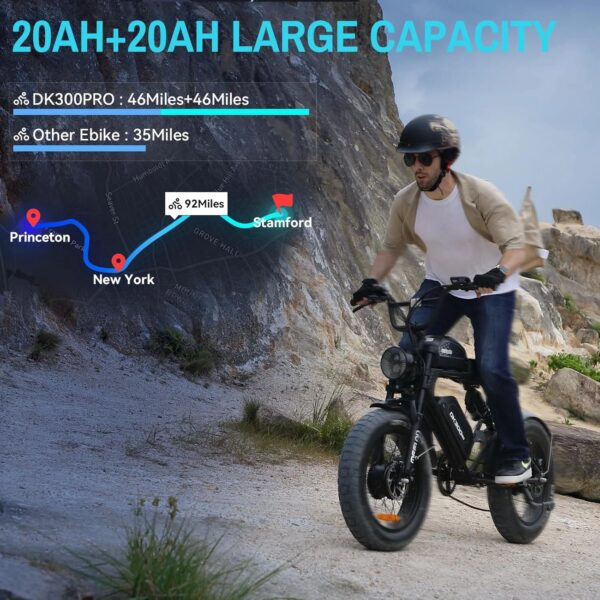 DK300MAX 2400W 48V 40AH REMOVABLE BATTERY MOUNTAIN EBIKE