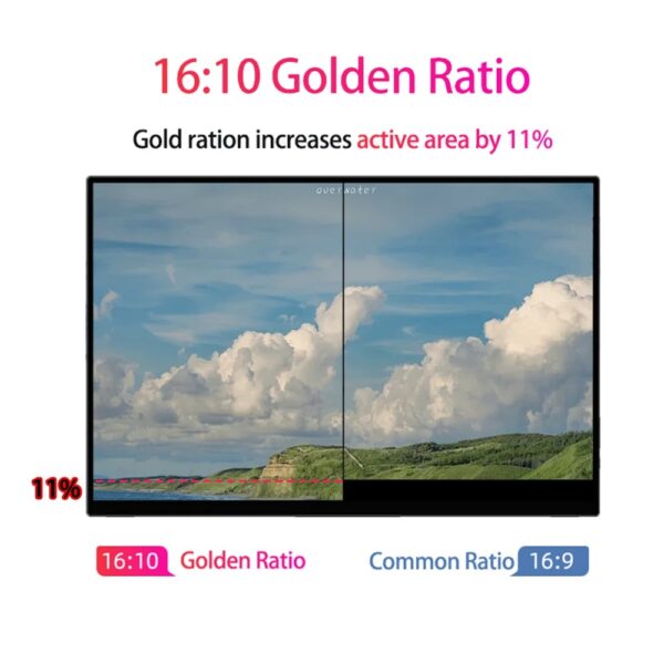 NOENNAME_NULL  PORTABLE TOUCHSCREEN FHD IPS PANEL SECONDARY DISPLAY COMPUTER MONITOR - Image 2