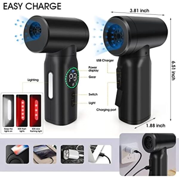 7500MAH PORTABLE COMPRESSED AIR DUSTER - Image 3