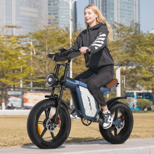 1500W DUAL ENGINE 48V23AH 20 INCH FAT TIRE FULL SUSPENSION ELECTRIC BIKE