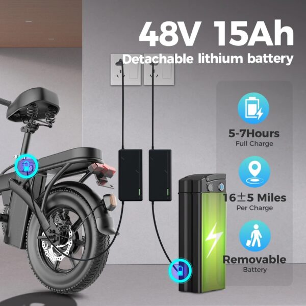 TOOFLY 250W FOLDING EBIKE - Image 2