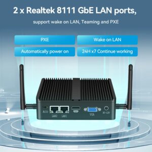XCY FANLESS MINI PC INTEL COMPUTER