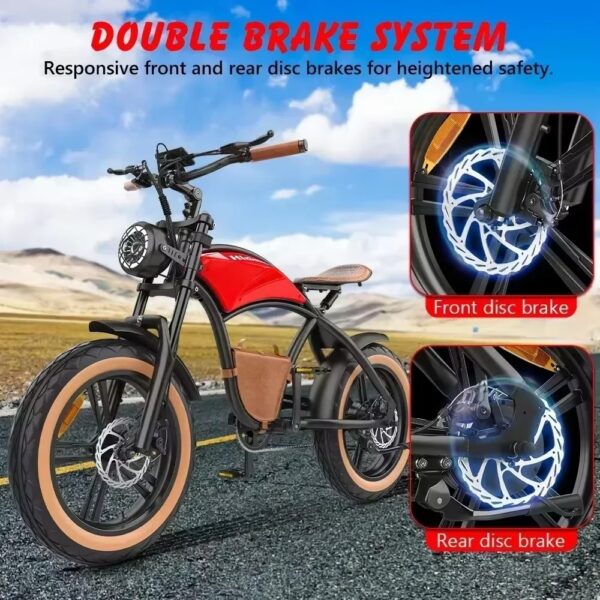 HIDOES HD-B10 1000W 48V13AH LITHIUM BATTERY ELECTRIC BIKE - Image 3