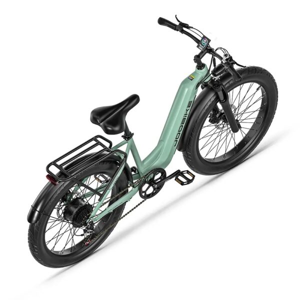 1000W 48V 17.5AH BATTERY 26-INCH FAT TIRE EBIKE - Image 3