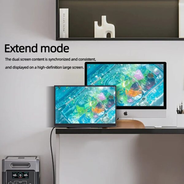 NOENNAME_NULL  PORTABLE TOUCHSCREEN FHD IPS PANEL SECONDARY DISPLAY COMPUTER MONITOR - Image 4