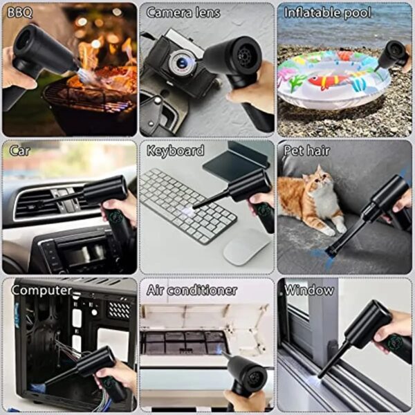 7500MAH PORTABLE COMPRESSED AIR DUSTER - Image 2