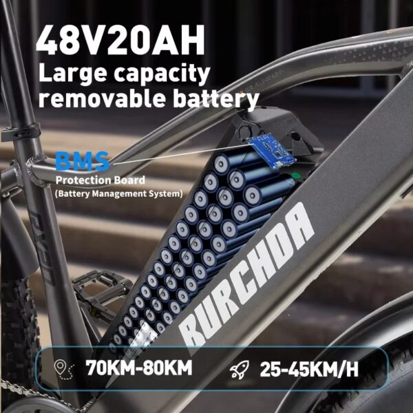 OTIDA 26INCH 48V20AH BATTERY CYCLING WATERPROOF POWERFUL MTB - Image 3