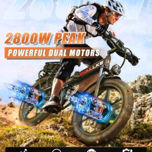 W WALLKE X3 PRO MAX 1500W DUAL MOTOR FOLDING EBIKE