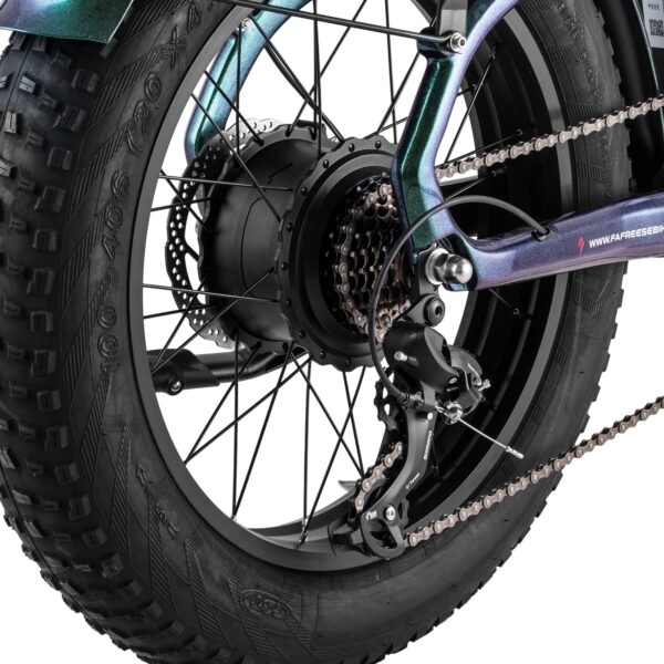 FAFREES 500W WITH 48V 22.5AH REMOVABLE BATTERY 20" X 4.0 FAT EBIKE - Image 2