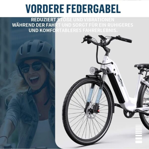 VANKEL 700C 250W 36V 22.5AH BATTERY 7-SPEED ELECTRIC BICYCLE - Image 2